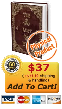 The Lost Ways physical book offer for $37 plus shipping